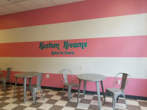 Kustom Kreams rolled ice cream - Huntington